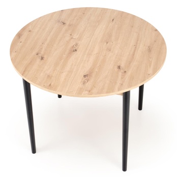 Jídelní stůl PAVUT dub artisan/černá 4