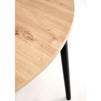 Jídelní stůl PAVUT dub artisan/černá 8