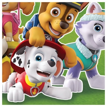 Povlečení PAW PATROL modrá, 70x90 a 140x200 cm 1