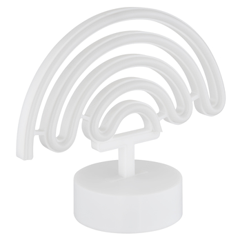 Stolní LED lampa PELANGI bílá/vícebarevná 4