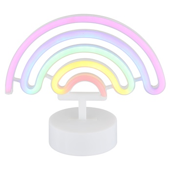 Stolní LED lampa PELANGI bílá/vícebarevná 5