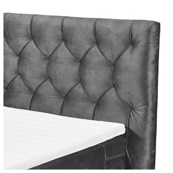Postel boxspring PEMBROKE 8 antracitová, 180x200 cm 3