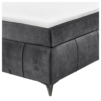 Postel boxspring PEMBROKE 8 antracitová, 180x200 cm 4