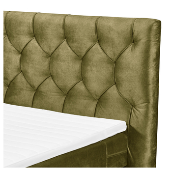 Postel boxspring PEMBROKE 8 olivová, 180x200 cm 3