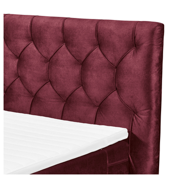 Postel boxspring PEMBROKE 8 vínová, 180x200 cm 3