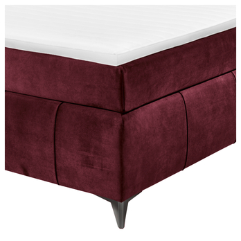 Postel boxspring PEMBROKE 8 vínová, 180x200 cm 4
