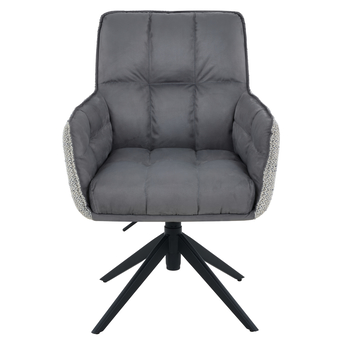 Jídelní židle PEREA II tmavě šedá/šedá 1