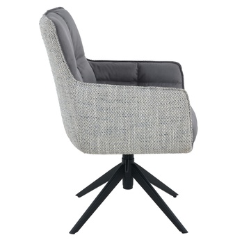 Jídelní židle PEREA II tmavě šedá/šedá 5