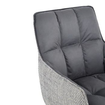 Jídelní židle PEREA II tmavě šedá/šedá 8