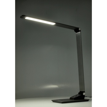 Stolní LED lampa PETRA stříbrná 2