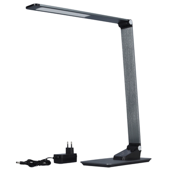 Stolní LED lampa PETRA stříbrná 3