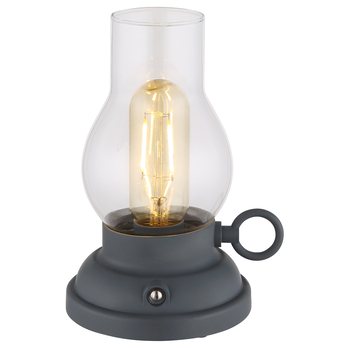 Stolní lampa PETRO antracitová 2