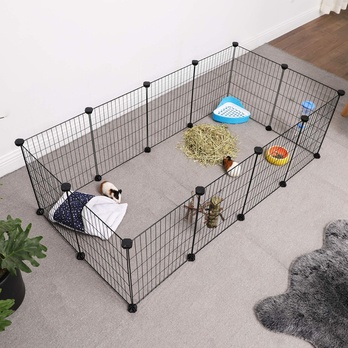 Ohrádka pro domácí zvířata PETS II kov/plast 1