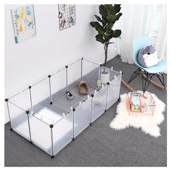 Ohrádka pro domácí zvířata PETS průhledná, tvrzený plast 1