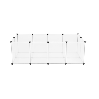 Ohrádka pro domácí zvířata PETS průhledná, tvrzený plast 2