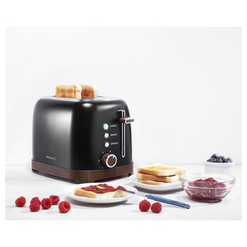 Topinkovač PHILCO PHTA 3711B černá/hnědá, nerez 1