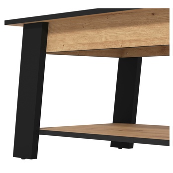 Konferenční stolek PIAVE dub artisan/černá 4