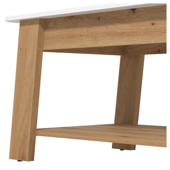 Konferenční stolek PIAVE dub artisan/bílá 4