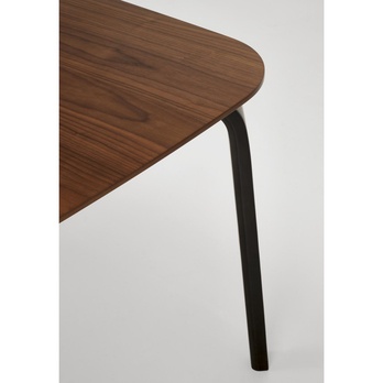 Jídelní stůl PIDRU ořech/černá 8