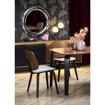 Jídelní stůl PIDRU ořech/černá 11