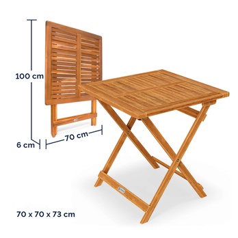 Zahradní set PIECE hnědá 6