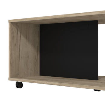 Konferenční stolek PIERCE dub šedý/černá 3