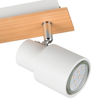 Bodové svítidlo PIERRE 3 bílá/přírodní 3