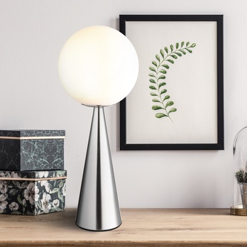 Stolní lampa  PINAPL stříbrná 1