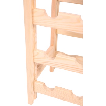 Regál na víno PINJA borovice, šířka 43 cm 5