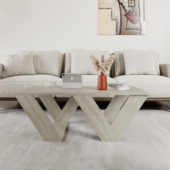 Konferenční stolek PIPRA travertin 2