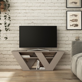 TV stolek PIPRALLA mocca 1