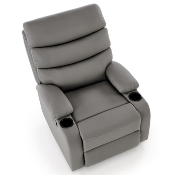 Relaxační křeslo PIRES šedá 2