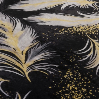 Povlečení PÍRKA žlutá/černá, 70x90 a 140x200 cm 1