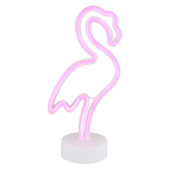 Stolní LED lampa PLAMEŇÁK bílá 3