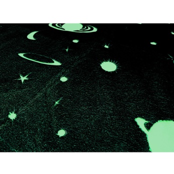 Povlečení PLANETY modrá, 70x90 a 140x200 cm 4