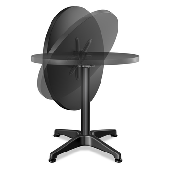 Barový stůl PLATE černá 1