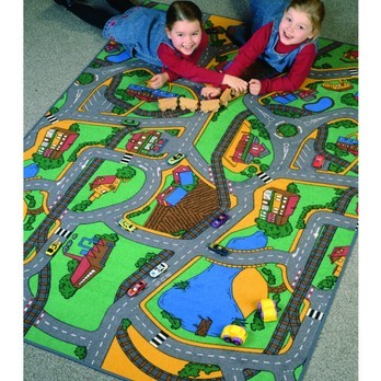 Dětský koberec PLAYTIME vícebarevná, 100x165 cm 1