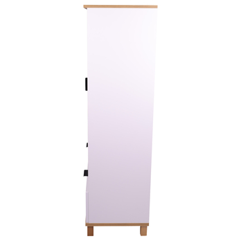 Komoda PLISSEE PLIR01 alpská bílá/dub grandson 6