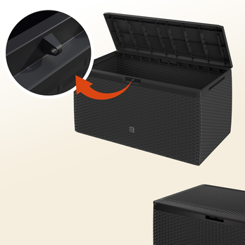 Zahradní box PLUS 2 antracitová 5