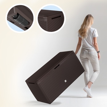 Zahradní box PLUS 2 hnědá 2