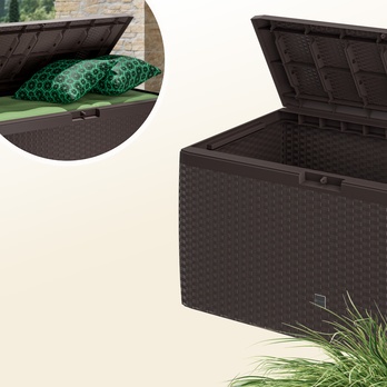 Zahradní box PLUS 2 hnědá 4