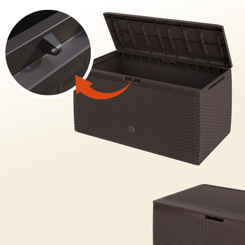 Zahradní box PLUS 2 hnědá 5