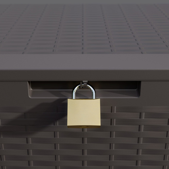 Zahradní box PLUS 2 hnědá 8