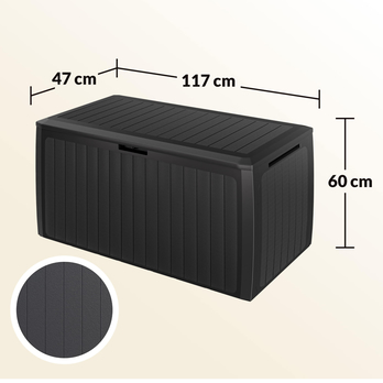 Zahradní box PLUS antracitová 18