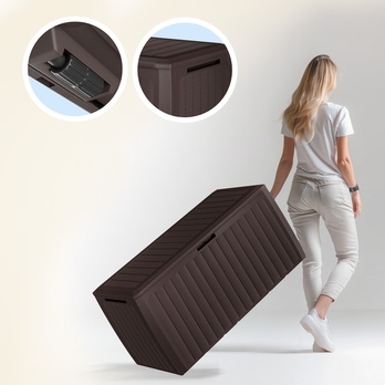 Zahradní box PLUS hnědá 2