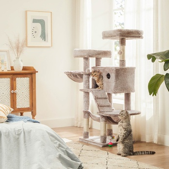 Kočičí škrabadlo PLUSH světle hnědá 2