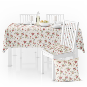 Sedák PNOUCÍ RŮŽIČKA bílá/růžová 1