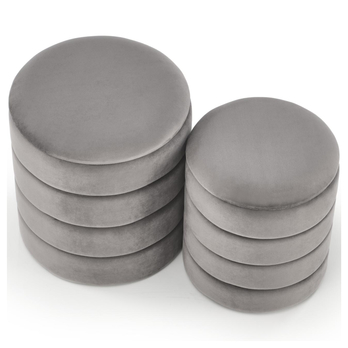 Set taburetů POCHU šedá, 2 ks 3