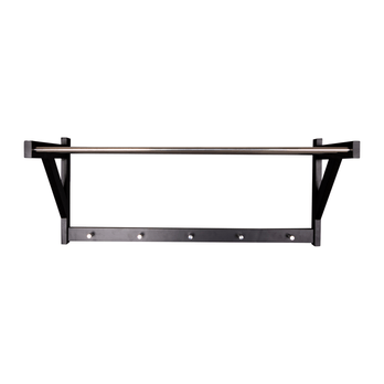 Nástěnná police PODUVO topol/kov 2