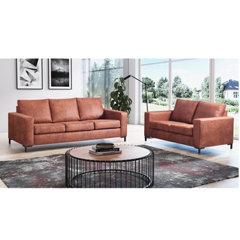 Pohovka POINT 3 hnědá/černá 1